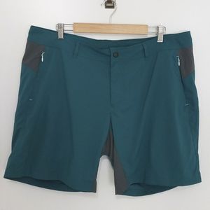 NOVARA SHORTS WITH ATTACHED PADDED CYCLING SHORTS, MEN'S XL, $45